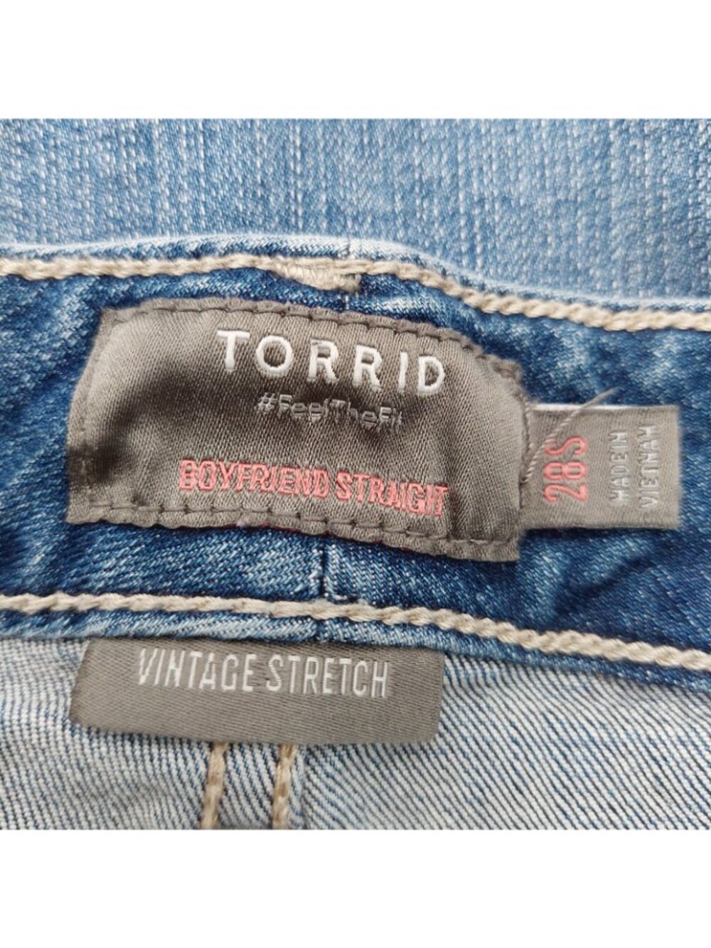 Womens Torrid Jeans Size 28 S Boyfriend Straight - Picture 3 of 12
